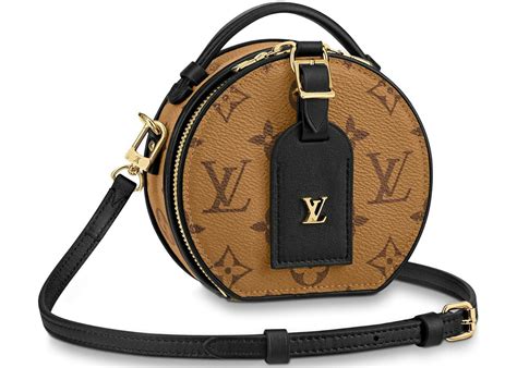 louis vuitton mini boite chapeau monogram reverse brown